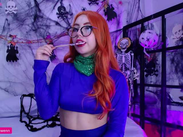 Снимки Aliceowenn ♥Happy Halloween, come to my spooky room to enjoy my company trick or treat♥Control my domi 100tks in pvt @remain Anal plug in my asshole and dildo in my wet vagina @total